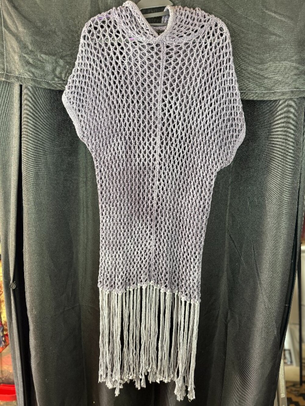 Jonny Cota Studio Knit Mesh Hoodie Tunic (one size)